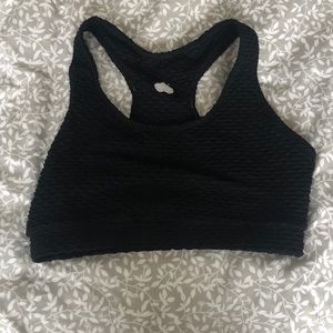 Black booty by brabants sports bra
